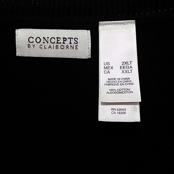 Men's Concepts Argyle Sleeveless Black Vest 2XLT - Picture 2 of 4